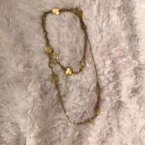 Lia Sophia Long or short Gold Necklace!